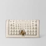 Bottega Veneta Mist Nappa Sphere Knot Clutch Bag