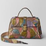 Bottega Veneta Multicolor Ayers Patchwork Medium Piazza Bag