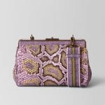 Bottega Veneta Parme Hand-Painted Python Durano Bag