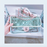 Chanel Blue/Green/Pink PVC Coco Splash Medium Flap Bag 2