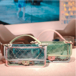 Chanel Blue/Green/Pink PVC Coco Splash Medium Flap Bags