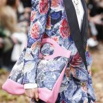 Chanel Pink/Blue Leaf Print 31 Tote Bag - Fall 2018