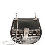 Chloe Black Embellished Drew Bag