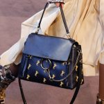 Chloe Black Horse Print Faye Day Bag - Fall 2018