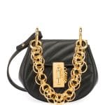 Chloe Black Quilted Mini Drew Bijou Bag