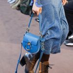 Chloe Blue Saddle Bag - Fall 2018
