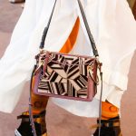 Chloe Burgundy Abstract Roy Bag - Fall 2018