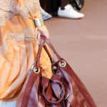 Chloe Burgundy Embossed Tote Bag - Fall 2018