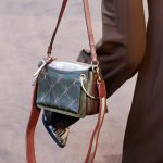 Chloe Gray Horse Print Roy Bag - Fall 2018