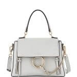 Chloe Light Gray Faye Day Bag