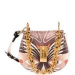 Chloe Multicolor Animal Print Drew Bijou Bag