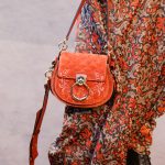 Chloe Red Suede Embroidered Saddle Bag - Fall 2018