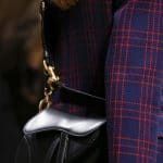 Dior Black Leather Saddle Bag - Fall 2018
