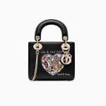 Dior Black Niki de Saint Phalle - Bonn Embroidered Mini Lady Dior Bag