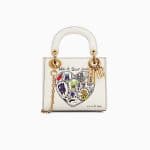 Dior Black Niki de Saint Phalle - Bonn Print Mini Lady Dior Bag