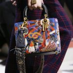 Dior Blue Multicolor Embroidered Lady Dior Bag - Fall 2018