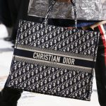 Dior Blue Oblique Print Book Tote Bag - Fall 2018