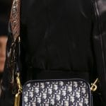 Dior Blue Oblique Print Camera Bag - Fall 2018