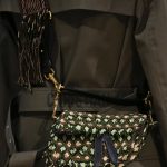 Dior Green Beaded Saddle Bag - Fall 2018
