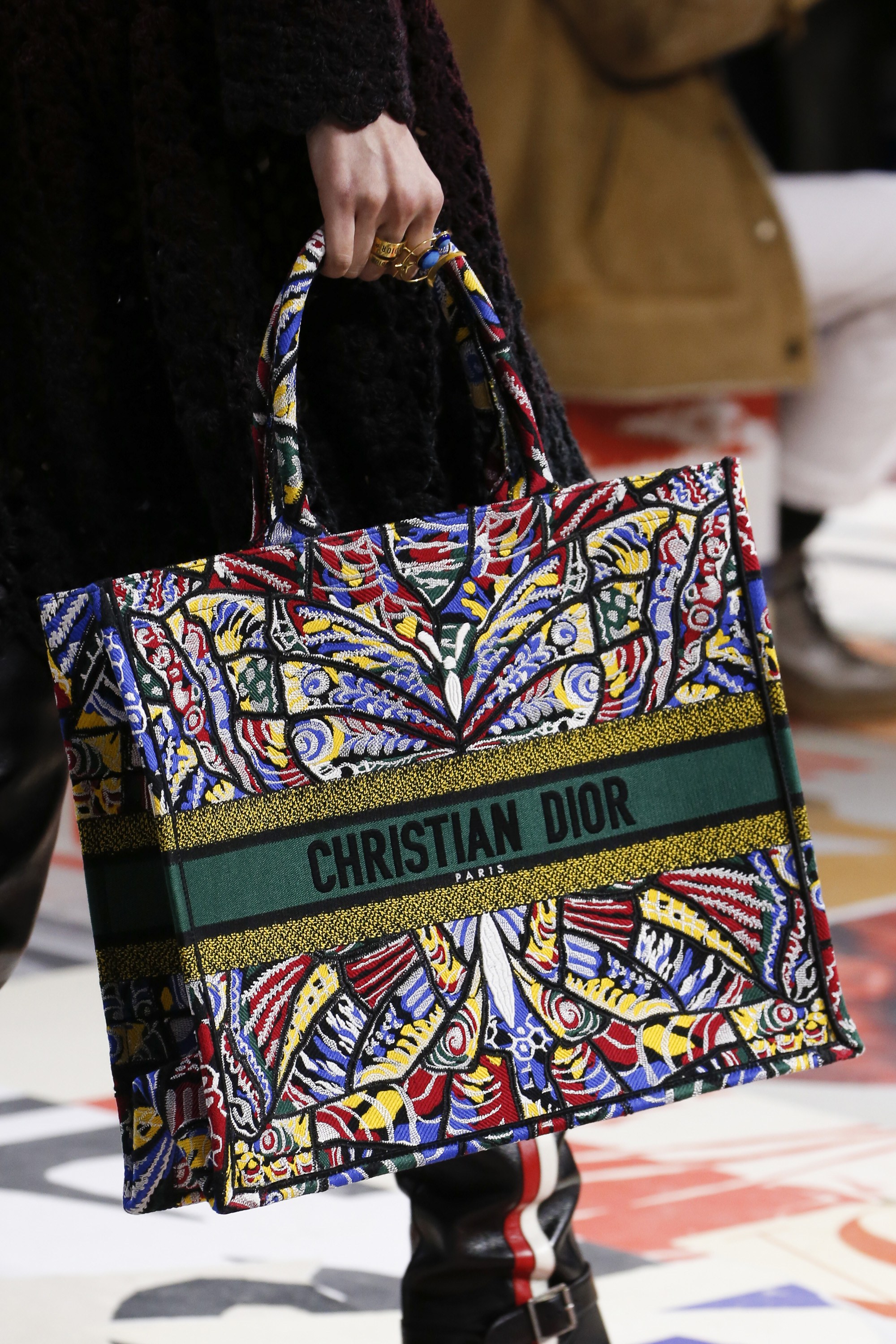 Christian Dior Book Tote Bag Green | Confederated Tribes of the