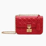 Dior Red Dioraddict Flap Bag