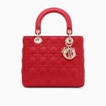 Dior Red Lady Dior Bag