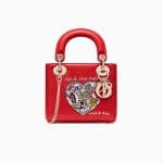 Dior Red Niki de Saint Phalle - Bonn Embroidered Mini Lady Dior Bag