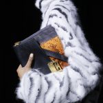Givenchy Black/Gray Python GV3 Flap Bag - Fall 2018