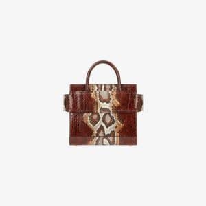 Givenchy Mahogany Python Mini Horizon Bag