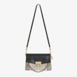 Givenchy White/Black Python/Leather GV3 Small Flap Bag