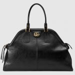 Gucci Black RE(BELLE) Large Top Handle Tote Bag