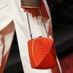 Hermes Red Crocodile Clou Medor Mini Bag 2 - Fall 2018