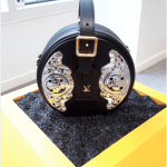 Louis Vuitton Black Embellished Petite Boite Chapeau Bag - Fall 2018