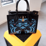 Louis Vuitton Black/Blue Printed City Steamer Bag - Fall 2018
