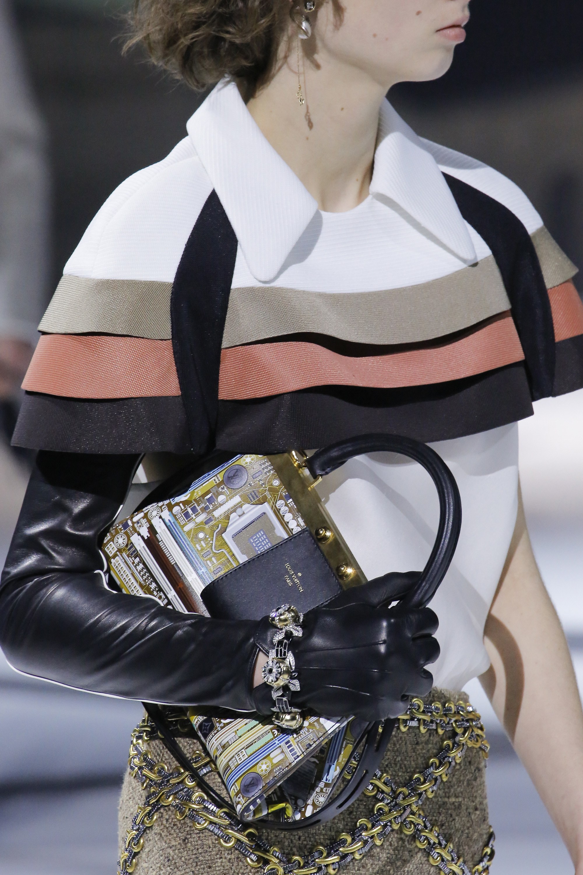 Louis Vuitton Fall 2018 Bags with Classic Stripes - Spotted Fashion