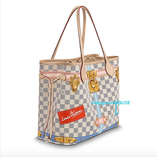 Louis Vuitton Damier Azur Summer Trunk Weekender Pochette - ADL1506