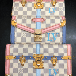 Louis Vuitton Summer Trunks Damier Azur Small Leather Goods