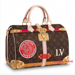 Louis Vuitton Summer Trunks Monogram Canvas Speedy Bandouliere 30 Bag 5