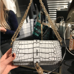 Louis Vuitton White Croc Flap Bag - Fall 2018