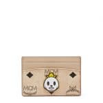 MCM x Eddie Kang Beige Loveless Card Case