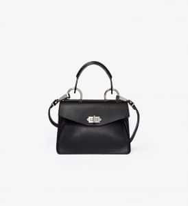 Proenza Schouler Black Small Hava Top Handle Bag
