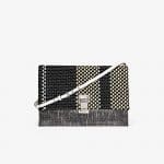 Proenza Schouler Black/White/Ecru Woven Small Lunch Bag