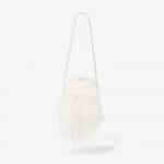 Proenza Schouler Natural Mink Mini Frame Clutch with Strap