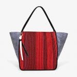 Proenza Schouler Red/Blue Woven Extra Large Tote Bag