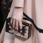 Valentino Black/Pink Floral Minaudiere Bag 2 - Fall 2018