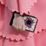 Valentino Black/Pink Floral Minaudiere Bag - Fall 2018