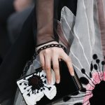 Valentino Black/White Floral Minaudiere Bag - Fall 2018