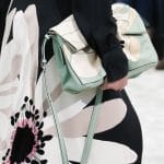 Valentino Light Green Floral Print Shoulder Bag - Fall 2018