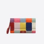 Valentino Multicolor Puzzlestud Clutch Bag