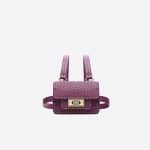 Valentino Purple Ziggy Stud Mini Body Bag